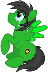 Size: 512x782 | Tagged: safe, artist:star-armour95, oc, oc only, oc:star armour, pegasus, g4, crying, male, sad, simple background, solo, transparent background, vector