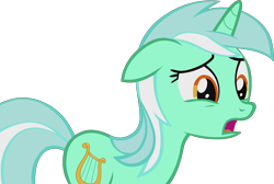 Size: 2915x1963 | Tagged: safe, artist:stephen-fisher, lyra heartstrings, pony, unicorn, g4, my little pony: friendship is magic, slice of life (episode), female, horn, mare, simple background, solo, transparent background, vector