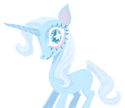 Size: 1280x1100 | Tagged: safe, artist:queenrosedust, trixie, pony, unicorn, g4, horn, simple background, solo, white background