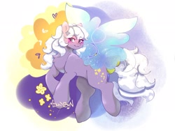 Size: 2048x1536 | Tagged: safe, artist:mikkybun, forget-me-not, flutter pony, pony, g1, female, mare, signature, solo