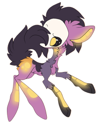 Size: 659x787 | Tagged: safe, artist:aspenglowe, oc, oc only, earth pony, pony, 2012, black sclera, mask, purple coat, simple background, solo, transparent background, yellow eyes