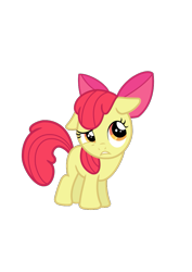 Size: 744x1052 | Tagged: safe, artist:frostyfreeze321, apple bloom, earth pony, pony, g4, somepony to watch over me, .svg available, adorabloom, apple bloom's bow, bow, cute, female, filly, foal, hair bow, simple background, solo, svg, transparent background, vector