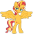 Size: 1480x1550 | Tagged: safe, artist:savage-bases, artist:twilyisbestpone, sunset shimmer, alicorn, pony, g4, alicornified, base used, bipedal, evil smile, female, grin, looking at you, mare, race swap, shimmercorn, shrug, shrugset shimmer, simple background, smiling, smug, smugset shimmer, solo, spread wings, transparent background, wings