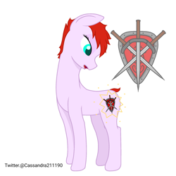 Size: 1800x1800 | Tagged: safe, artist:cassandra211190, oc, oc only, oc:ilya, earth pony, pony, earth pony oc, simple background, solo, white background