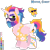 Size: 1920x1920 | Tagged: safe, artist:kabuvee, oc, oc only, oc:mister comet, alicorn, pony, beard, chest fluff, clothes, color palette, colored wings, facial hair, green eyes, hawaiian shirt, horn, leg markings, male, male alicorn, multicolored mane, multicolored tail, pink coat, reference sheet, shirt, simple background, solo, stallion, sunglasses, tail, transparent background, two toned wings, unshorn fetlocks, wings