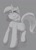 Size: 772x1082 | Tagged: safe, artist:zzzsleepy, shining armor, unicorn, g4, chest fluff, horn, looking at you, male, monochrome, open mouth, simple background, sketch, smug, solo, stallion, standing