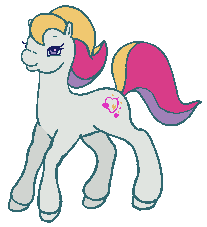 Size: 207x227 | Tagged: safe, light heart, earth pony, pony, g2, my little pony: friendship gardens, closed mouth, cute, digital art, female, g2 heartabetes, mare, pc game, pixel art, simple background, smiling, solo, sprite, transparent background, video game