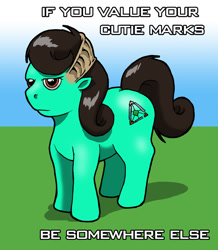 Size: 699x800 | Tagged: safe, artist:anymouse-68, oc, oc only, original species, pony, babylon 5, delenn, minbari, outdoors, ponified, solo