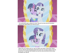 Size: 1024x723 | Tagged: safe, edit, edited screencap, screencap, rarity, twilight sparkle, g4, babylon 5, londo, londo mollari, reference