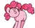 Size: 1080x864 | Tagged: safe, artist:sugar morning, derpibooru exclusive, edit, pinkie pie, earth pony, pony, g4, ^^, butt shake, cute, dancing, diapinkes, eyes closed, female, full body, happy, mare, plump, ponk, simple background, smiling, solo, weapons-grade cute, white background