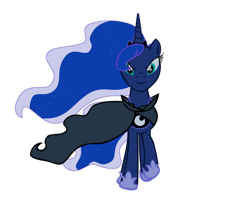 Size: 900x724 | Tagged: safe, artist:bronyboy, princess luna, alicorn, pony, g4, cloak, clothes, female, mare, simple background, solo, transparent background, vector