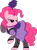 Size: 1024x1399 | Tagged: safe, artist:99xua, pinkie pie, earth pony, pony, g4, my little pony: friendship is magic, over a barrel, clothes, dress, female, lidded eyes, mare, puffy sleeves, saloon dress, saloon pinkie, simple background, solo, transparent background, vector