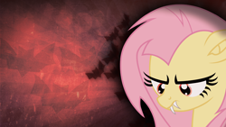 Size: 1920x1080 | Tagged: safe, artist:codershy, artist:commypink, artist:that1megaleafan, fluttershy, bat pony, g4, bat ponified, female, flutterbat, mare, race swap, wallpaper