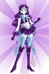 Size: 400x600 | Tagged: safe, rarity, equestria girls, g4, sailor moon (series), sailor senshi maker, solo