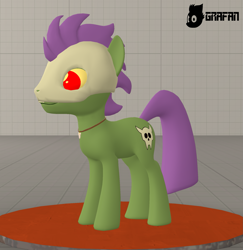 Size: 1865x1920 | Tagged: safe, artist:gradiusfanatic, oc, oc only, oc:shuffle, earth pony, 3d, earth pony oc, male, solo, source filmmaker, stage.bsp, tribal pony