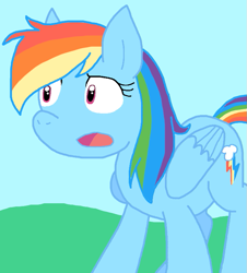 Size: 683x756 | Tagged: safe, artist:cmara, rainbow dash, pegasus, g4, female, solo