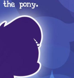 Size: 406x427 | Tagged: safe, gameloft, pony, g4, my little pony: magic princess, ambiguous gender, cropped, english, meme, silhouette, solo, text, wow! glimmer