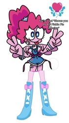 Size: 270x480 | Tagged: safe, equestria girls, g4, boots, high heel boots, shoes, simple background, solo, white background