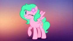 Size: 1159x650 | Tagged: safe, artist:jhayarr23, artist:oblivionfall, oc, oc only, pegasus, pony, gradient background, solo