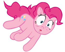 Size: 750x594 | Tagged: safe, artist:benpictures1, pinkie pie, earth pony, pony, g4, cute, diapinkes, female, mare, simple background, solo, surprised, transparent background, vector