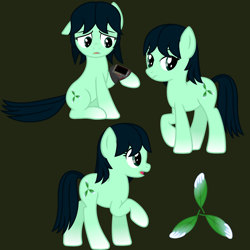 Size: 5200x5200 | Tagged: safe, artist:cranberry-tofu, oc, oc only, oc:coolmint, earth pony, pony, absurd resolution, female, mare, pipbuck, simple background, solo