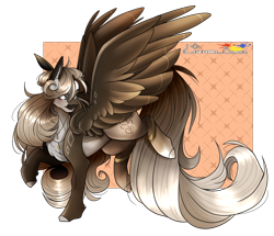 Size: 1330x1144 | Tagged: safe, artist:legendaryshadee, oc, oc:mrochina, pegasus, pony, female, mare, solo