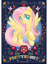 Size: 1080x1440 | Tagged: safe, fluttershy, pegasus, pony, series:卡游辉月六, g4, official, card, english, female, kayou, merchandise, solo, text, trading card