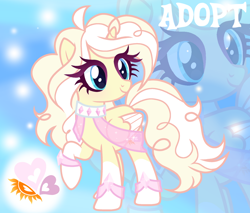 Size: 1280x1089 | Tagged: safe, artist:vi45, oc, oc only, alicorn, pony, adoptable, alicorn oc, base used, female, horn, mare, solo, wings, zoom layer