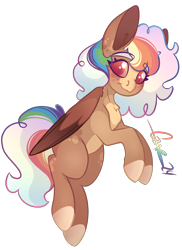 Size: 1994x2732 | Tagged: safe, artist:trashpanda czar, oc, oc only, oc:prisma blaze, pegasus, pony, chest fluff, coat markings, ear fluff, eyebrows, eyebrows visible through hair, eyelashes, female, folded wings, mare, multicolored hair, pegasus oc, poofy hair, poofy mane, rainbow hair, signature, simple background, solo, transparent background, wings