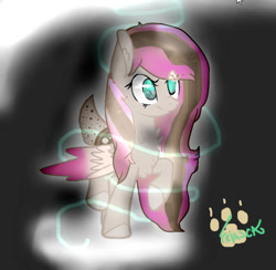 Size: 495x484 | Tagged: source needed, safe, artist:friasck, oc, oc only, oc:lila kastelvam, cake pony, food pony, original species, pegasus, pony, food, ponified, solo