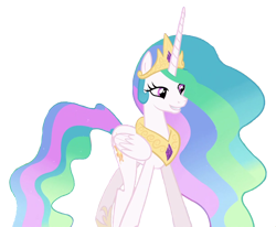 Size: 1220x1003 | Tagged: safe, edit, edited screencap, screencap, princess celestia, alicorn, pony, g4, my little pony: friendship is magic, princess twilight sparkle (episode), background removed, female, jewelry, mare, regalia, simple background, solo, transparent background