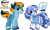 Size: 3132x1860 | Tagged: safe, artist:strawberry-spritz, oc, oc only, oc:cyclone falcon, oc:serene starlight, pegasus, pony, unicorn, g4, blaze (coat marking), blue coat, blue hooves, blue wingtips, coat markings, colored belly, colored eyebrows, colored fetlocks, colored hooves, colored legs, colored pinnae, colored wings, colored wingtips, curly mane, curly tail, duo, duo male and female, ear fluff, ear piercing, earring, eye markings, facial markings, female, female oc, folded wings, frown, hooves, horn, jewelry, long mane, long tail, looking back, looking up, male, male oc, mare, mare oc, multicolored eyebrows, narrowed eyes, offspring, orange eyes, orange wingtips, pale belly, parent:lightning dust, parent:oc:magic vision, parent:oc:stratus sky, parent:soarin', parents:oc x oc, parents:soarindust, piercing, profile, purple eyes, purple hooves, shiny hooves, show accurate, simple background, snip (coat marking), socks (coat markings), spiky mane, spiky tail, stallion, stallion oc, standing, star earring, tail, three quarter view, three toned mane, three toned tail, three toned wings, transparent background, two toned wingtips, unicorn horn, unicorn oc, unshorn fetlocks, wall of tags, white belly, wings