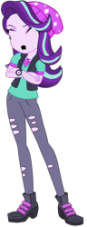 Size: 1126x2933 | Tagged: artist needed, source needed, safe, edit, starlight glimmer, equestria girls, g4, 1000 hours in ms paint, clothes, female, knocked out, simple background, solo, transparent background