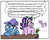 Size: 1662x1343 | Tagged: safe, artist:punkittdev, starlight glimmer, trixie, twilight sparkle, alicorn, pony, unicorn, g4, bubble tea, comic panel, dialogue, drink, female, figurine, frown, grin, gundam, horn, levitation, magic, mare, simple background, smiling, speech bubble, telekinesis, teleportation, trio, trio female, twilight sparkle (alicorn), white background