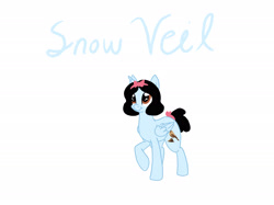 Size: 2732x2048 | Tagged: safe, artist:creativa-artly01, alicorn, pony, disney, disney princess, female, ponified, simple background, snow white, snow white and the seven dwarfs, solo, white background