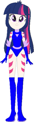 Size: 153x536 | Tagged: safe, artist:sturk-fontaine, twilight sparkle, human, equestria girls, g4, base used, female, human coloration, magic gaia, simple background, solo, superhero, white background