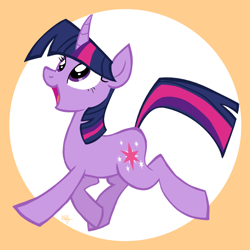 Size: 1260x1260 | Tagged: safe, artist:endorsed_dr, twilight sparkle, pony, unicorn, g4, horn, simple background, solo, unicorn twilight