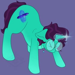 Size: 1024x1024 | Tagged: safe, artist:markyoureye, oc, oc only, pony, unicorn, horn, solo, unicorn oc