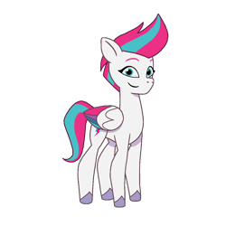 Size: 1200x1200 | Tagged: safe, artist:caseyben887, zipp storm, pegasus, pony, g5, my little pony: tell your tale, spoiler:g5, concave belly, female, mare, simple background, slender, smiling, solo, thin, transparent background