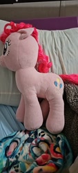 Size: 1080x2400 | Tagged: safe, pinkie pie, earth pony, pony, g4, official, build-a-bear, irl, photo, plushie