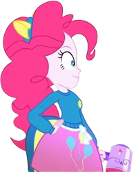 Size: 1959x2520 | Tagged: safe, edit, edited screencap, editor:homersimpson1983, screencap, pinkie pie, equestria girls, g4, background removed, female, megaphone, not a vector, simple background, solo, transparent background, wondercolt ears, wondercolts, wondercolts uniform