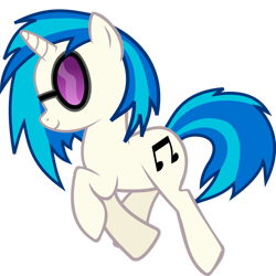 Size: 900x900 | Tagged: safe, artist:hokutto, dj pon-3, vinyl scratch, pony, unicorn, g4, female, horn, mare, simple background, solo, transparent background, vector