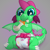 Size: 3150x3150 | Tagged: safe, artist:sweetielover, oc, oc only, oc:goldigony, dragon, g4, baby bottle, big eyes, diaper, diaper fetish, dragoness, drink, drinking, female, fetish, high res, holding, milk, poofy diaper, smiling, solo, spread wings, wings