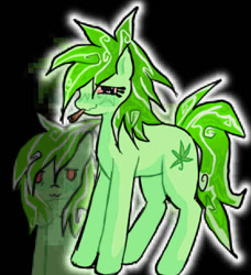 Size: 818x895 | Tagged: safe, artist:poniesinmyhead, oc, oc only, oc:stoney poney, earth pony, pony, drugs, marijuana, outline, smoking, solo, white outline