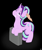 Size: 1191x1434 | Tagged: safe, artist:tiska, starlight glimmer, pony, g4, black background, disembodied hand, ear scratch, female, hand, horn, mare, one eye closed, petting, simple background, solo, tail