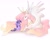 Size: 2048x1651 | Tagged: safe, artist:petaltwinkle, princess celestia, twilight sparkle, alicorn, unicorn, g4, alternate design, alternate hair color, alternate hairstyle, alternate mane color, alternate tail color, crown, duo, female, filly, filly twilight sparkle, floppy ears, hooves together, horn, jewelry, looking at each other, looking at someone, momlestia, open mouth, peytral, regalia, simple background, sitting, smiling, spread wings, unicorn twilight, white background, wings, younger