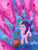 Size: 1500x2000 | Tagged: safe, artist:rockhoppr3, pipp petals, pegasus, pony, g5, my little pony: tell your tale, scents of adventure, spoiler:g5, spoiler:my little pony: tell your tale, basket, female, flower, headband, looking at something, looking up, mare, outdoors, petals, scene interpretation, smiling, solo, standing, wisteria