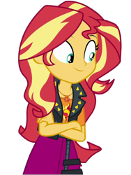 Size: 1512x2016 | Tagged: safe, edit, edited screencap, editor:cutler1228, screencap, sunset shimmer, human, equestria girls, g4, background removed, female, not a vector, simple background, solo, transparent background