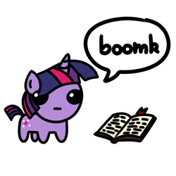 Size: 2048x2048 | Tagged: safe, artist:lewdyloops, derpibooru exclusive, twilight sparkle, pony, unicorn, g4, autism creature, book, bookhorse, cute, horn, nerd, simple background, that pony sure does love books, unicorn twilight, white background