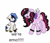 Size: 3500x3000 | Tagged: safe, artist:strawberrywolv, oc, oc only, oc:astralthunder, oc:breezybelle, alicorn, pegasus, pony, couple, duo, emo, horn, meme, purple eyes, simple background, white background, wings